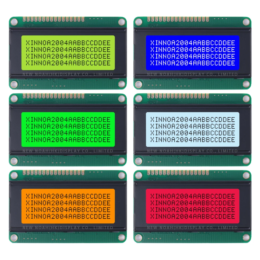 Ледяная голубая пленка черные буквы 2004D символьный ЖК-модуль экран дисплея 4*20 4X20