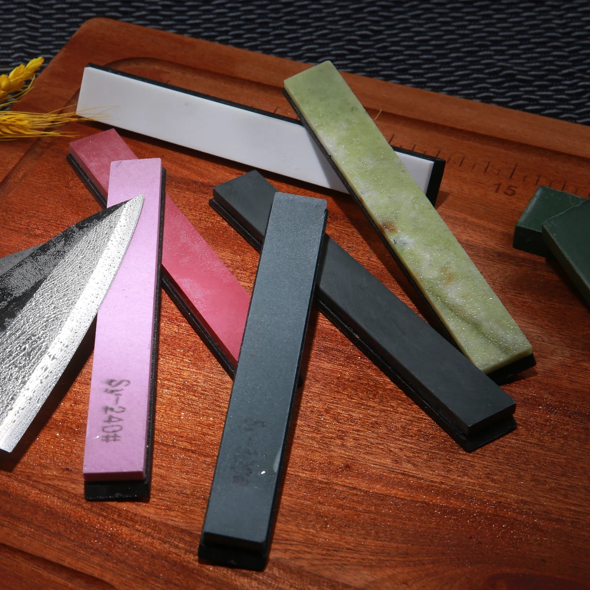 

Oilstone Grinding whetstone sets Fixed angle Knife Sharpener 240# 400# 800# 1500# 3000# 6000# 8000# 10000#