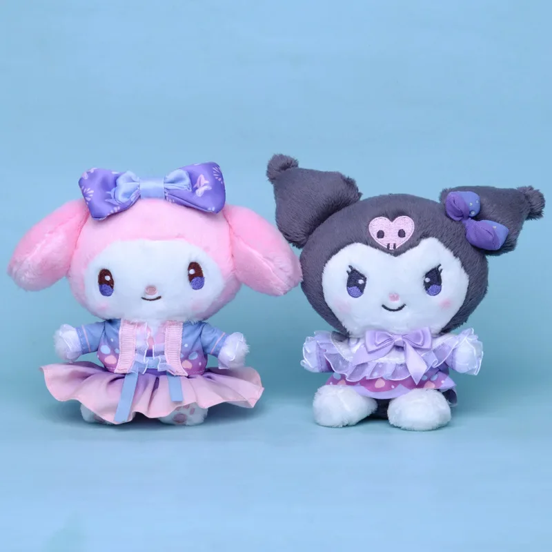 

Аниме Sanrio Kuromi Melody плюшевая игрушка Золотая рыбка фейерверк серия Плюшевая Кукла Kawaii брелок Подвеска рюкзак