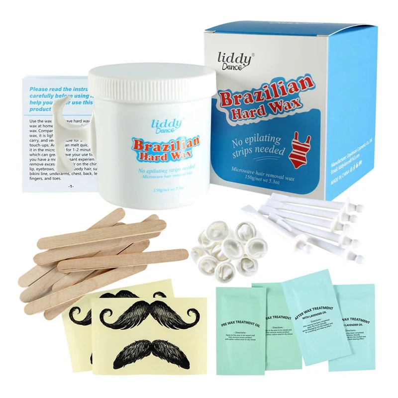 

Liddy Skin Body Removal Wax Nose Hair Removal Wax Microwave Hair Removal Wax Set Facial Hair Remover