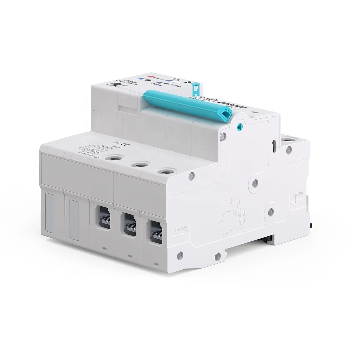 API TO-QCB2 TUYA 3P 63A MCB Zigbee измерительный автоматический выключатель Smart Life таймер