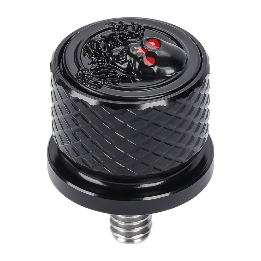 

Черный хром, алюминиевый болт заднего крыла с головкой черепа, комплект гаек для Harley 1996-2023 Sportster 883 1200 48 Touring Dyna