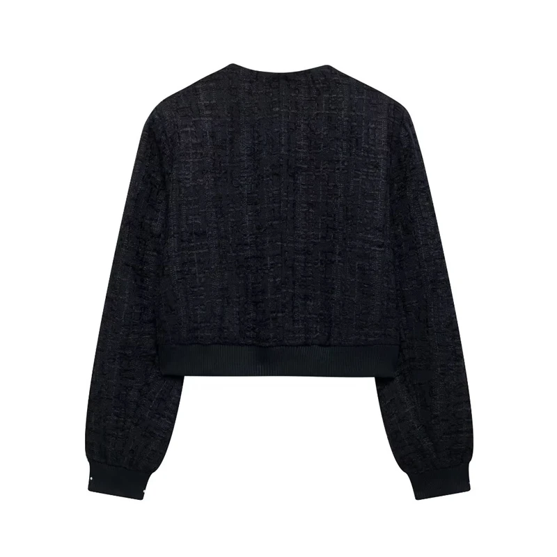 Куртка-бомбер женская текстурированная на весну и осень