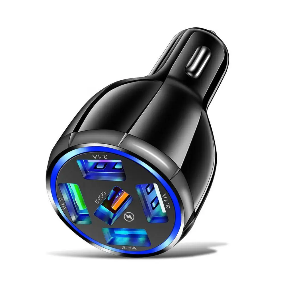 15A 5USB Car/Truck Charger USB Fast Charging QC3.0 Adapter For Mobile Phone Car SUV Off-road Truck S8X1 images - 6