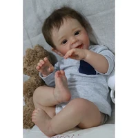 60CM Reborn Finished Doll Painted as in Picture Baby Yannik in Boy With Hand-rooted Hair Lifelike Hand Painted Art Doll