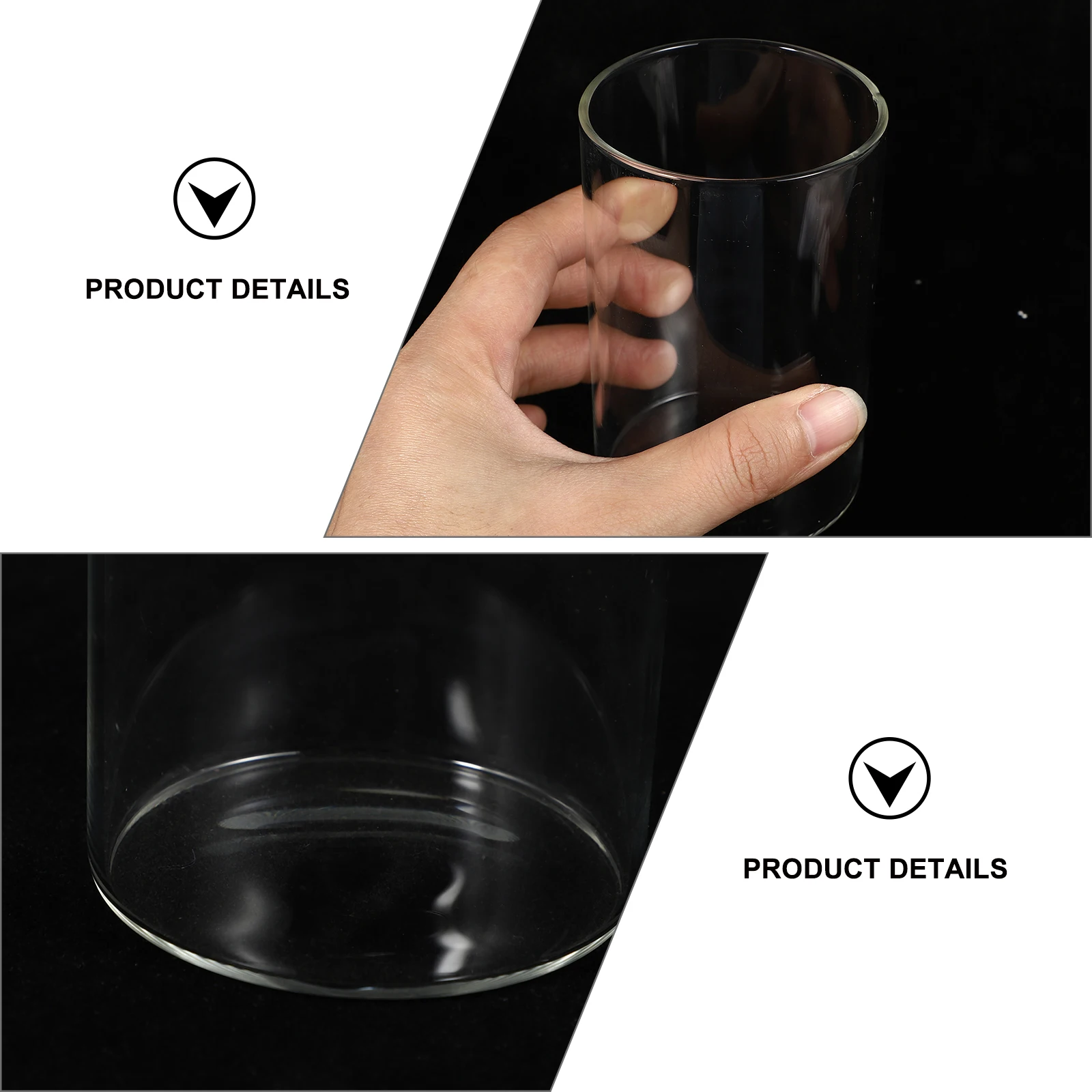 3 шт. прозрачные стеклянные подсвечники свадебные скандинавский Декор для дома