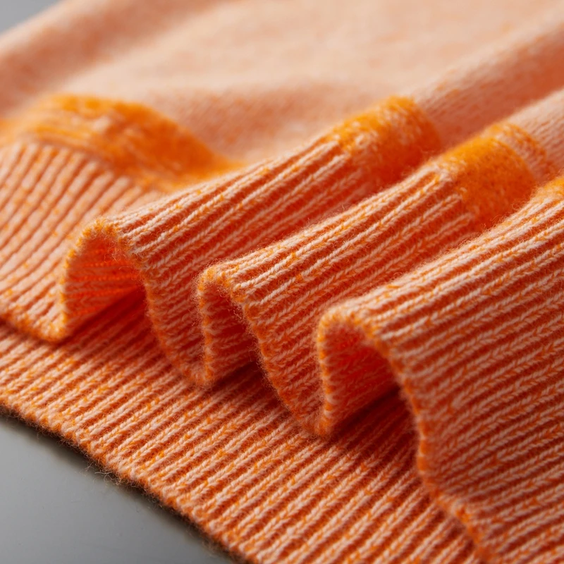 Осень-зима 2024 новинка Мужская Вязаная толстовка с круглым вырезом топ из 100%