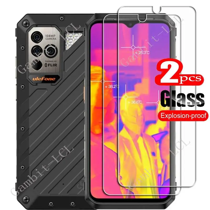 

2PCS FOR Ulefone Power Armor 19 18 18T 6.58" HD Tempered Glass Protective On Armor19 Armor18T Screen Protector Film Cover