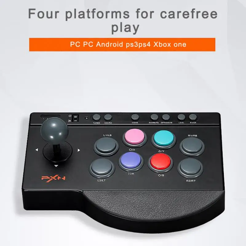 

Джойстик для ПК, контроллер/PS3/Switch/Android TV, аркадная боевая игра, Боевая палка PXN 0082, уличный истребитель с USB