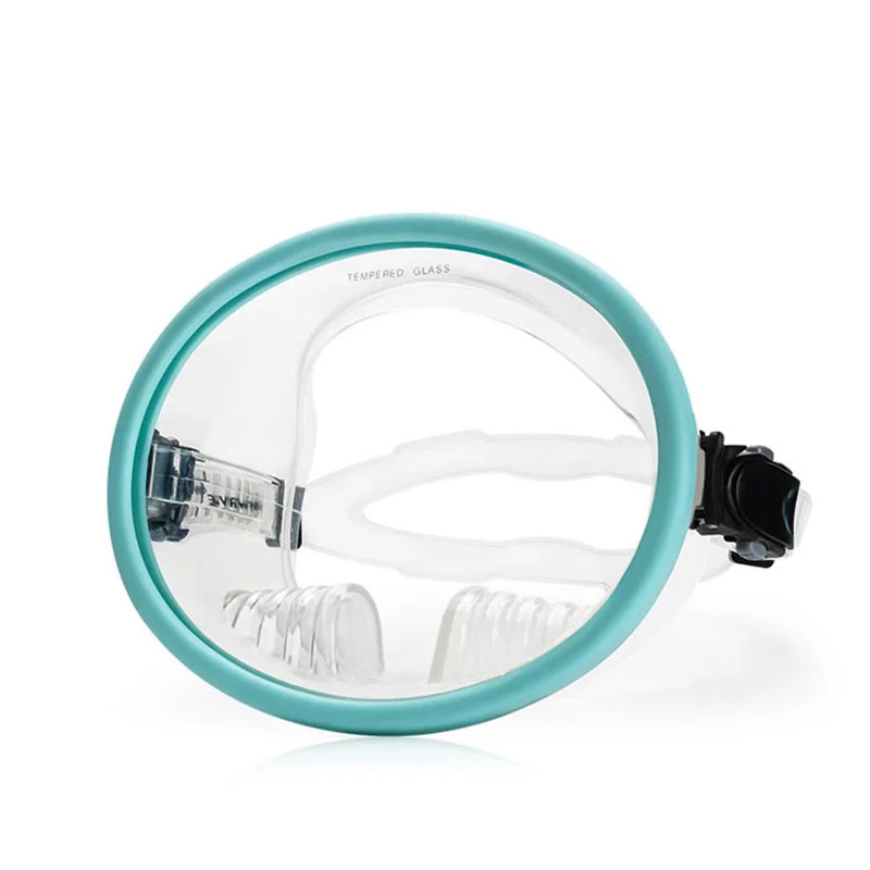 

Oval Shape Diving Goggles Silicone Spearfishing-Free Adult Kids Diving Masks Large View Swim Goggles Strap Cover Snorkeling Gear