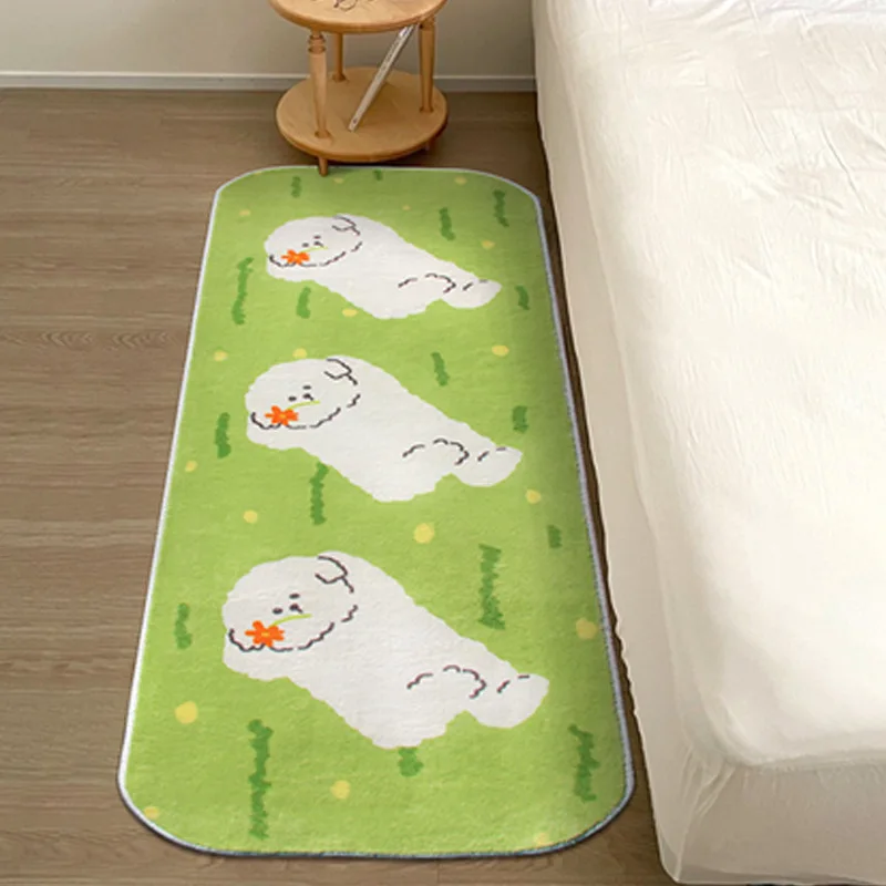 Плюшевый коврик для серфинга чтения собак бега пышный мягкий напольный ковер