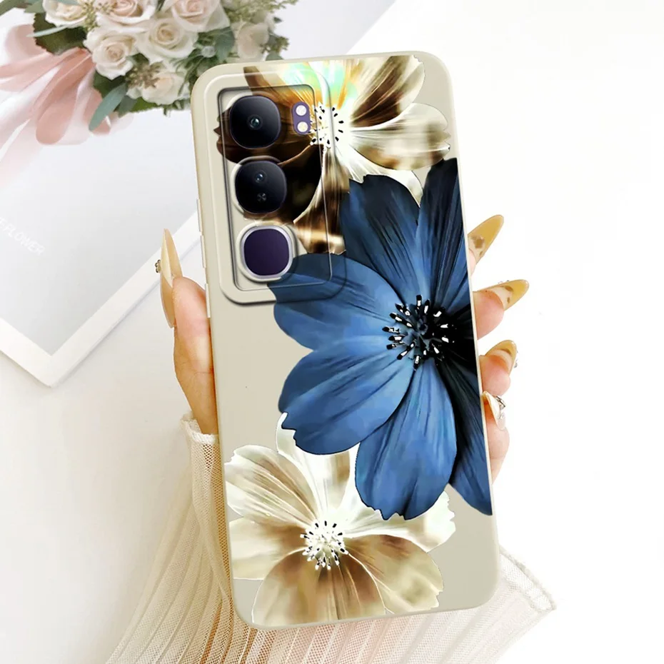 Чехол для телефона Vivo V40 Lite (IDN) V2417 с милым мультяшным рисунком для Vivo V40lite 4G 5G IDN, защитный мягкий силиконовый чехол для камеры (art.: 3920daecbf42d) - 3920daecbf42d