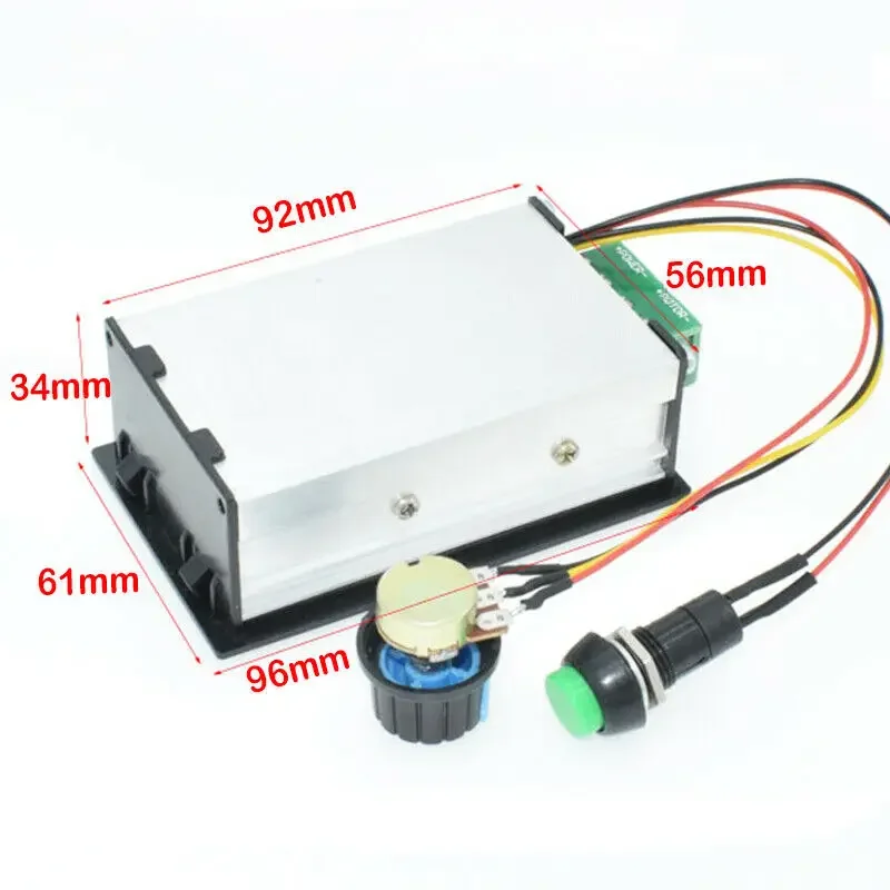 30A DC 6 В-60 В 12 24 48 цифровой светодиодный дисплей ШИМ контроллер двигателя