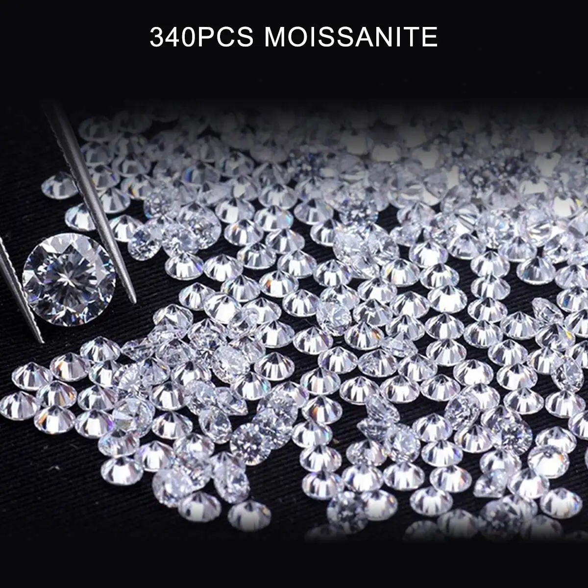 

Direct Selling Szjinao 340PCS Small Loose Gemstones Moissanite Stones 0.8mm To 2.9mm D VVS1 Jewelry Color Cut Loose Excellent