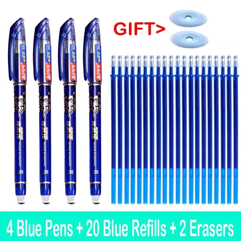 

1/35 шт./компл. стираемые ручки Kawaii, милые гелевые ручки, канцелярские принадлежности для письма, блокнот, офисные школьные принадлежности, ручка, милые ручки, искусство