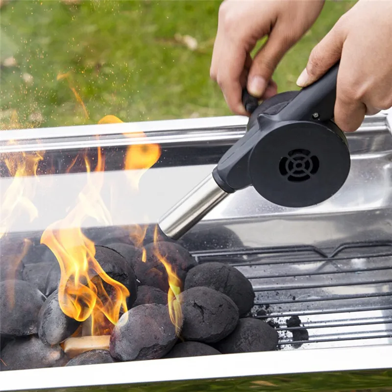 

1PC New BBQ Fan Hand Fan Cranked Outdoor Picnic Camping BBQ Barbecue Tool Fan/Blower Barbecue Fire