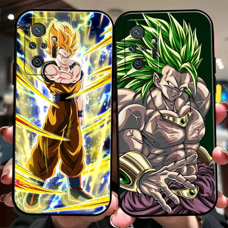 

Japanese Anime Dragon Ball Phone Case For Xiaomi Redmi 9 9i 9AT 9T 9A 9C 10 Note 9 9T 9S 10 10 Pro 10S 10 5G Silicone Cover