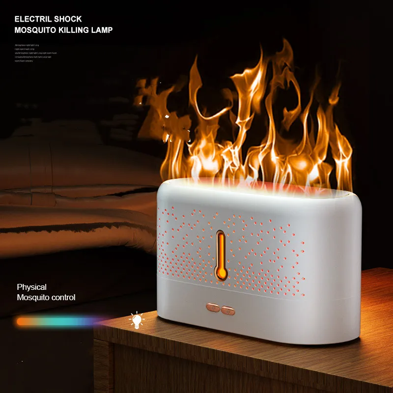 

Fragrance Diffuser Flame Humidifier Home Bedroom Usb Colorful Lamp Aromatherapy Machine Essential Oil Air Purification Diffuser