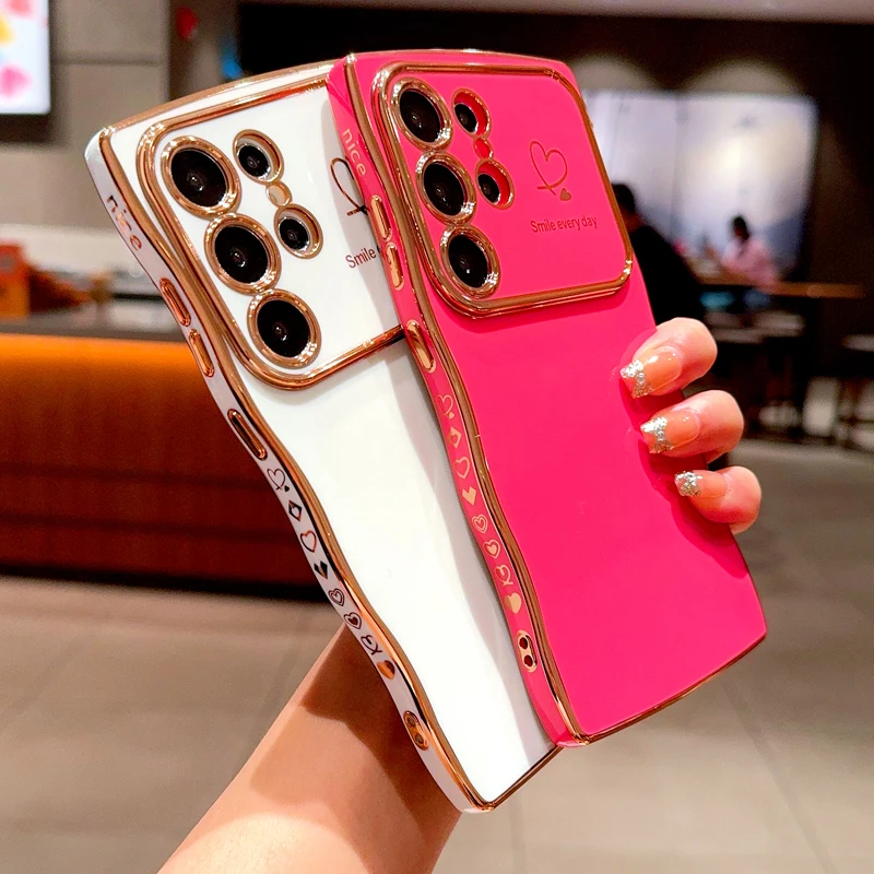 Мягкий чехол из ТПУ с покрытием для Samsung Galaxy S24 S23 S22 Ultra Plus A55 A54 A15 A14 A25 A35 5G S 24 23 22 A 55 15