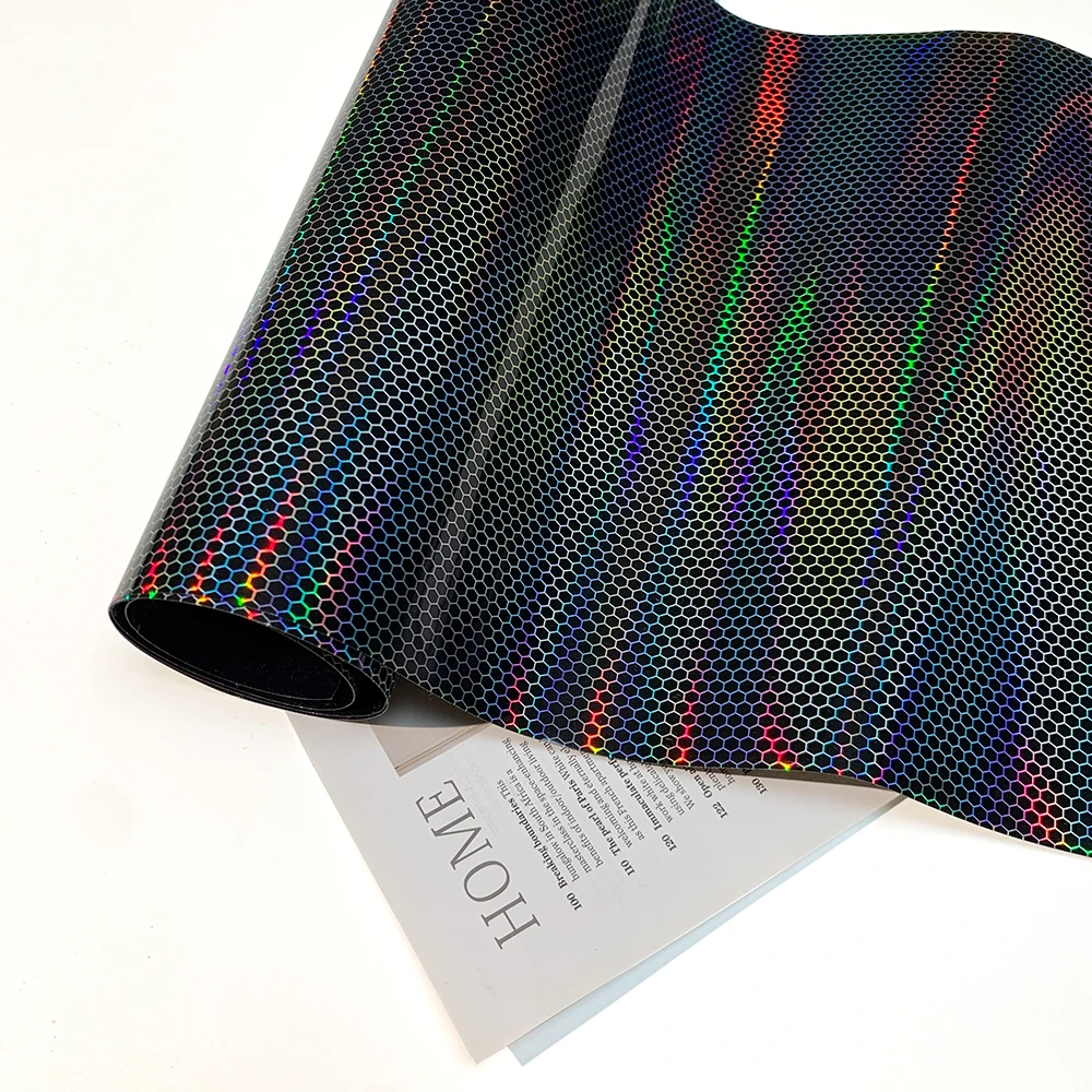 

Автомобильный светильник, задний фонарь, оттенок, виниловая сотовая пленка для фар, наклейка, пленка для лампы, легкая наклей...