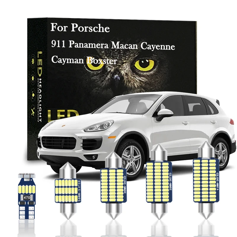 

Canbus For Porsche Cayenne 9PA 955 957 958 Cayman Boxster 986 987 981 911 996 997 Panamera 970 Macan GT RS Interior Lamp