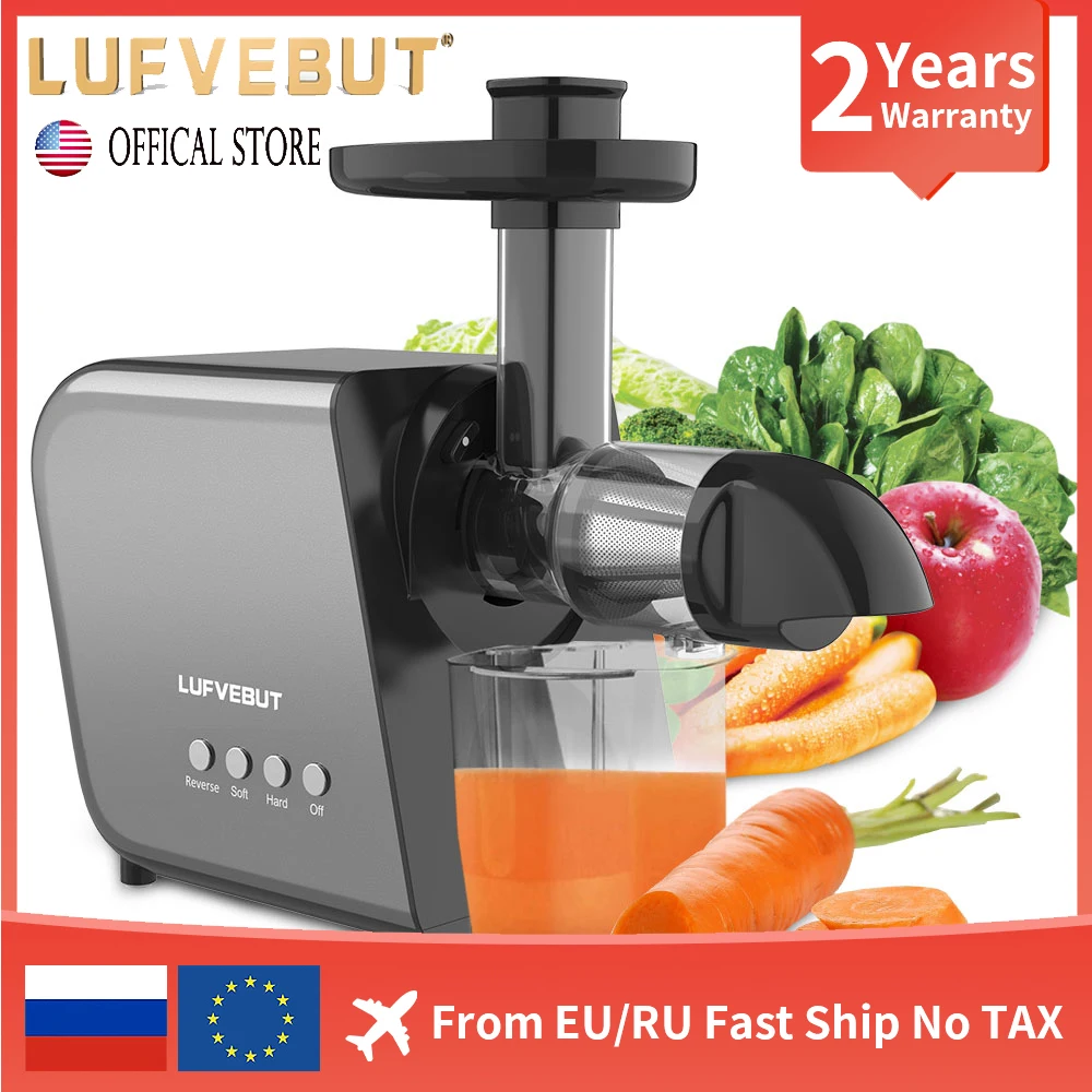 

LUFVEBUT медленный блендер, экстракторы апельсинов, бесплатная доставка, высокое питание, соковыжималка для овощей и фруктов, медленная соковы...