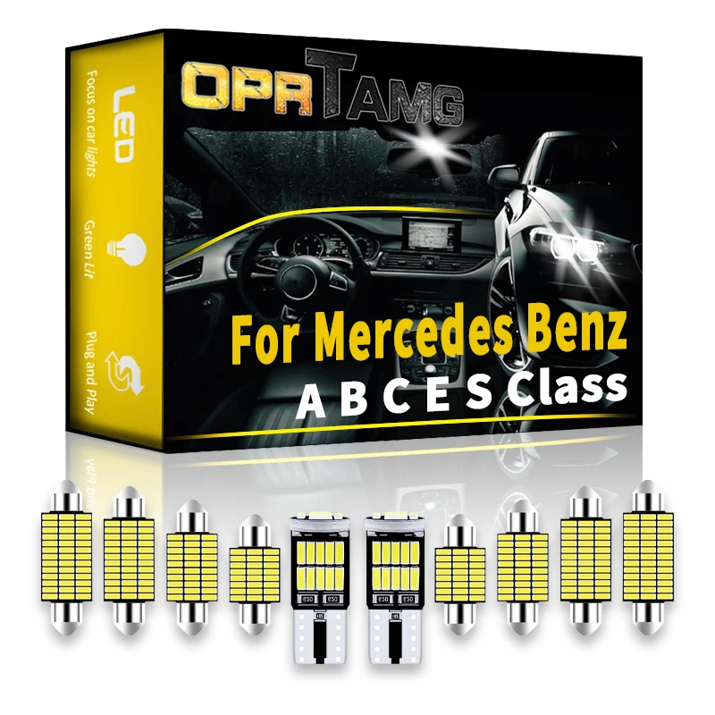 

Автомобильные фары OPRTAMG Canbus, для BMW, Mercedes Benz A, B, C, E, s класс 1994-2022, аксессуары, фонасветильник, W176, W177, X222