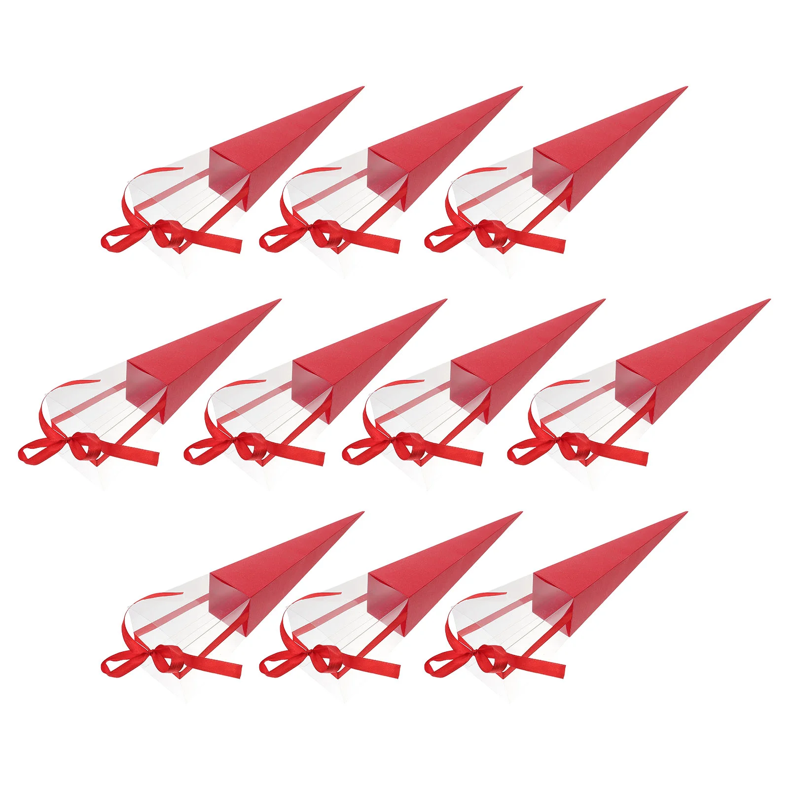 

Flower Box Gift Bouquet Paper Rose Wrapping Single Packaging Valentines Valentine Cone Sleeves Florist Sleeve Day Roses Boxes