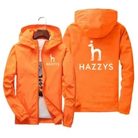 2022hazzys mens jacket harajuku street style jacket mens sun protection ultra thin large trench coat sportswear zipper jack