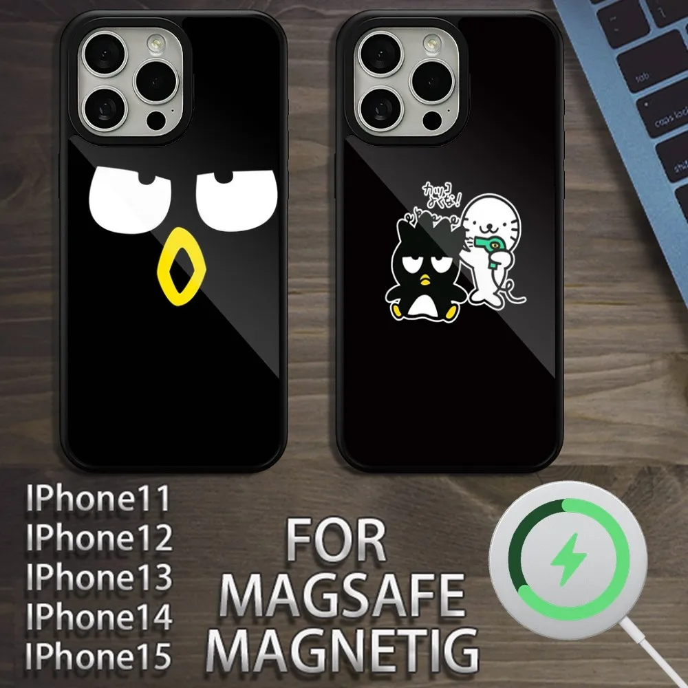 B-Badtz maruS чехол для телефона iPhone 15 14 13 12 11 Pro Max Plus Magsafe Магнитный беспроводной