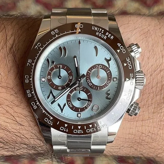 

Автоматические Мужские часы Механическая Керамическая черная синяя зеленая