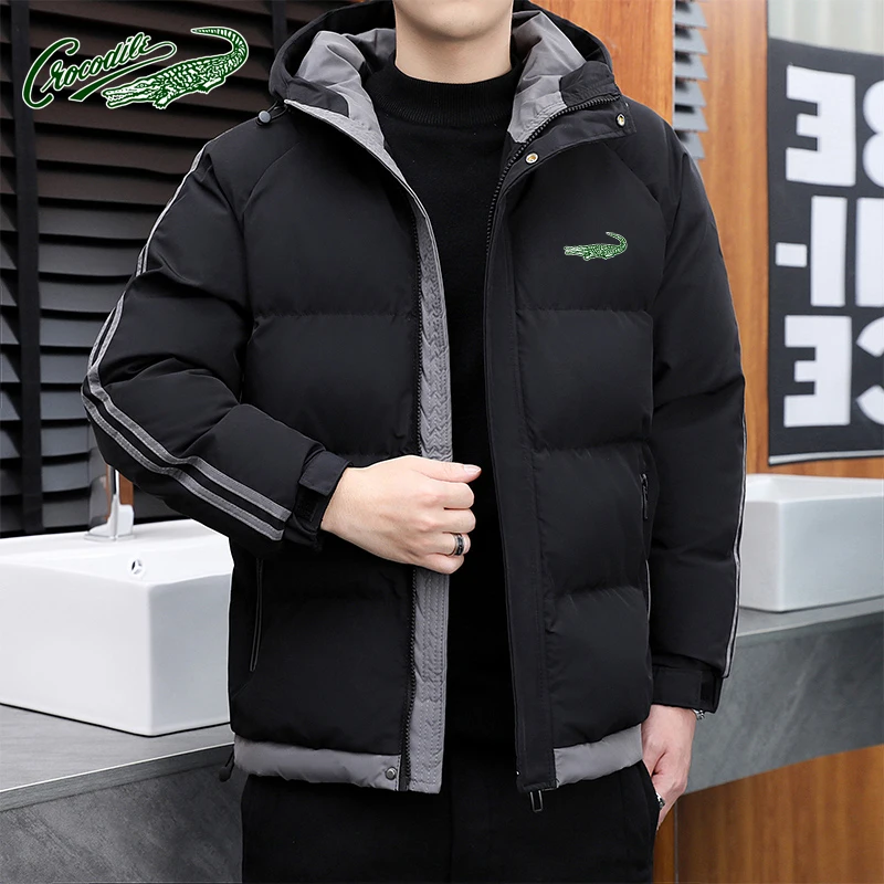 Cartelo brand ins explosion models two bars casual trend Korean version of the cotton-padded jacket 2022 autumn and winter warm