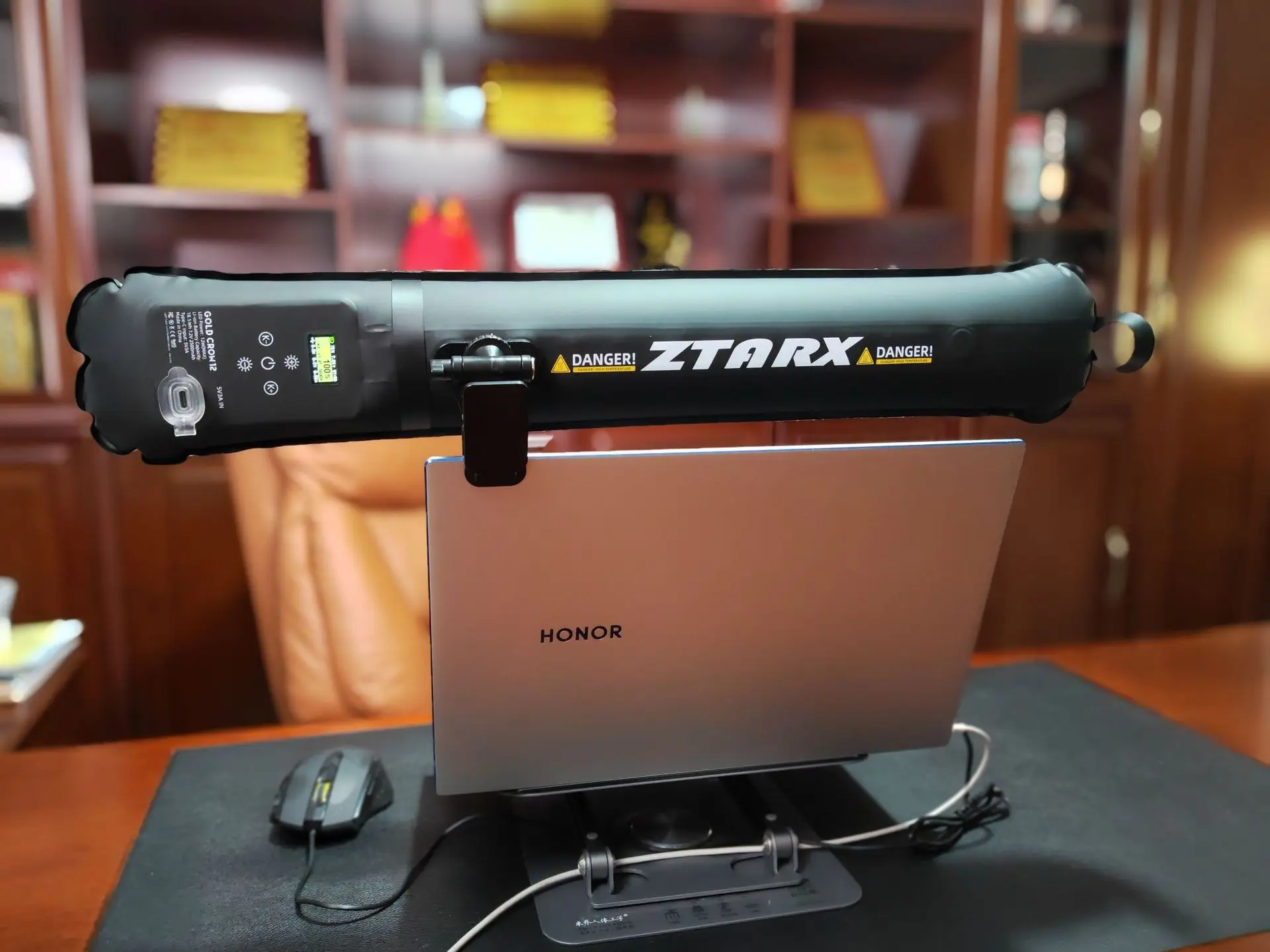 ZTARX 60-86 см портативный надувной складной солнечный светильник 2000 мАч для палатки