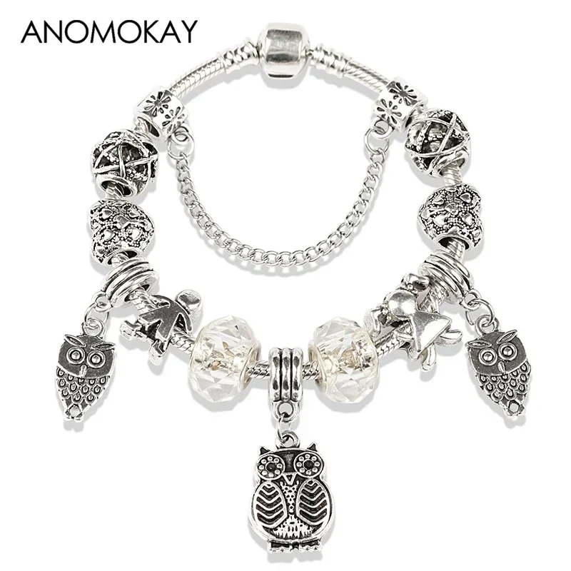 Женские Подвесные Браслеты и браслеты DIY сердце шарик браслет бисер ювелирный