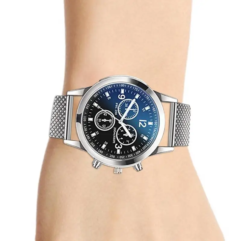 

Men's Quartz Chronograph Watch Luxury Business Watch For Men Men's Waterproof Watches Stainless Quartz Wristwatches Men's