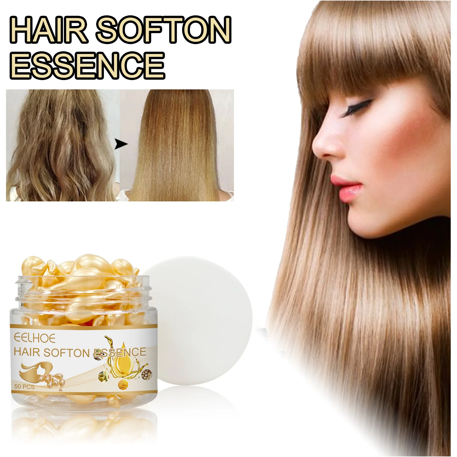 Кератиновый Уход за волосами в капсулах для сухих и поврежденных волос подходит