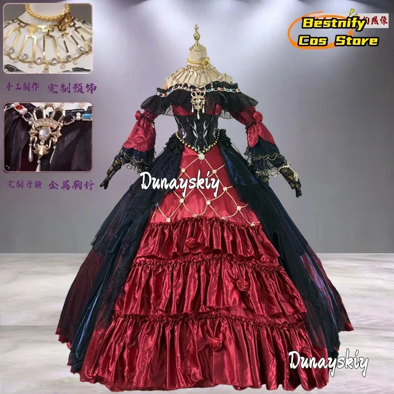 Фото КосплейMrs.Red Bloody Queen Косплей Костюм Game Identity V Bloody Queen Ложная надежда Ролевая игра Платье принцессы Лолиты Аниме Наряд №2
