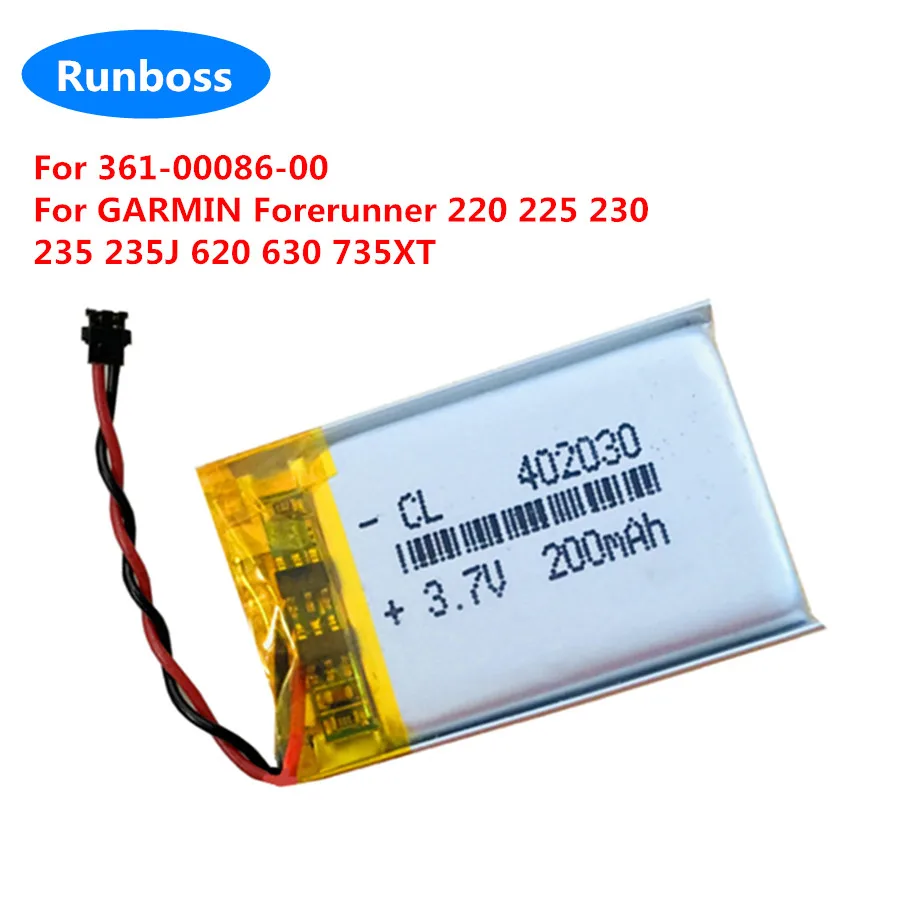 Новинка батарея 200 мАч 361-00086-00 для GARMIN Vivoactive 4 подход G10 Forerunner 220 225 230 235/J 620 630 735XT