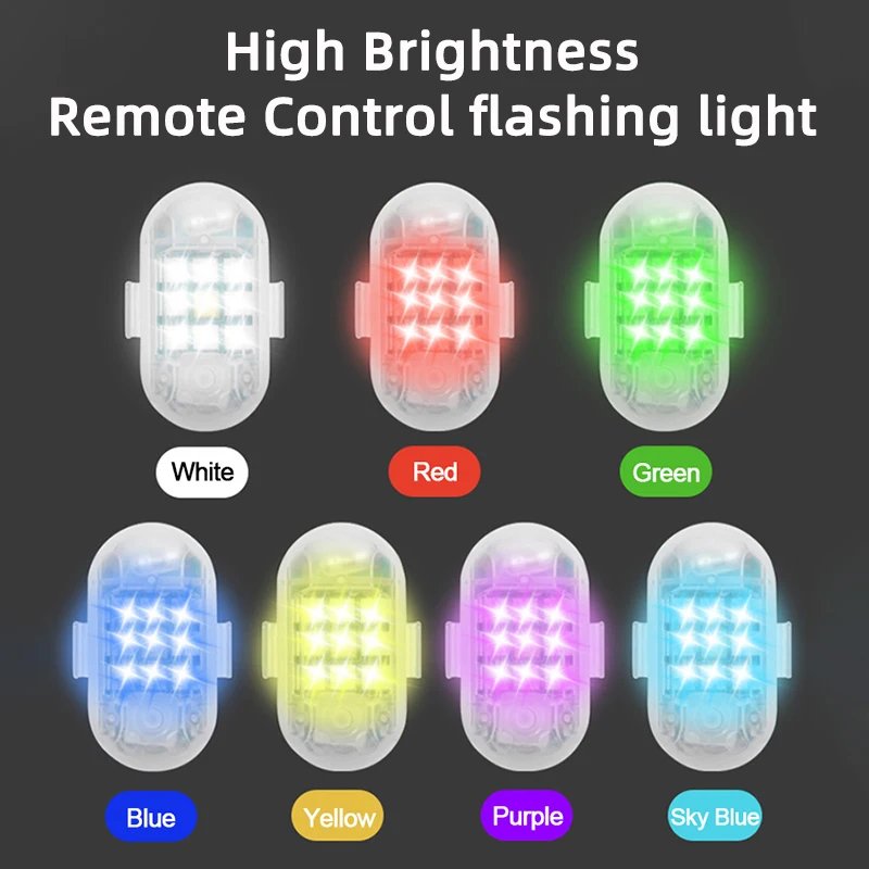 For DJI Mavic 3PRO Drone High Brightness Wireless Remote Control Flashing Light Motorcycle/Car/Bike LED Warning Lamp Accessories