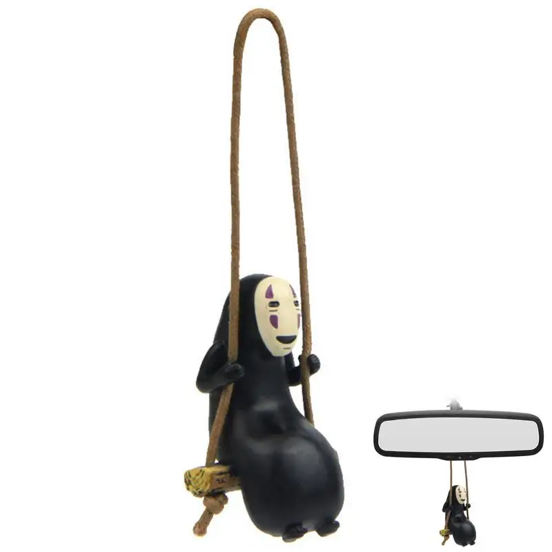 

Милая аниме Подвеска для автомобиля, Безликий Мужской автомобиль, подвеска для автомобиля, мужские фигурки без лица, подарок на день рождения