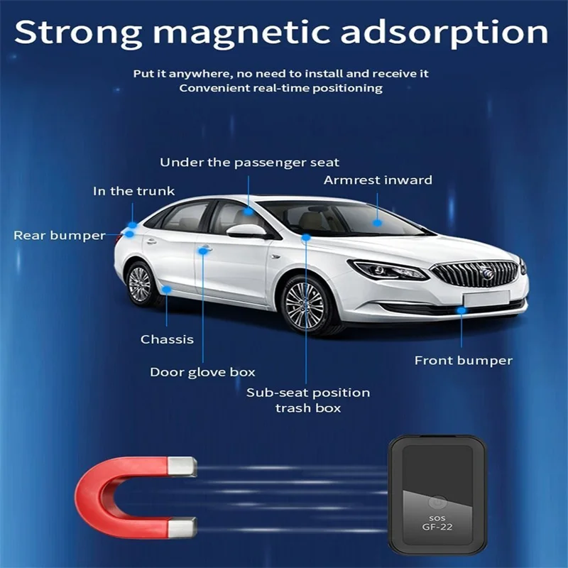 GF22 GPS-трекер в реальном времени автомобильный трекер голосовое управление