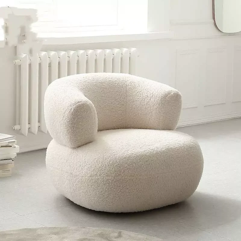 

Living Room Sofa Chair Nordic Simplicity Creativity Single Sofa Chair Modern Armchairs Creative U-Shape Bedroom Furniture