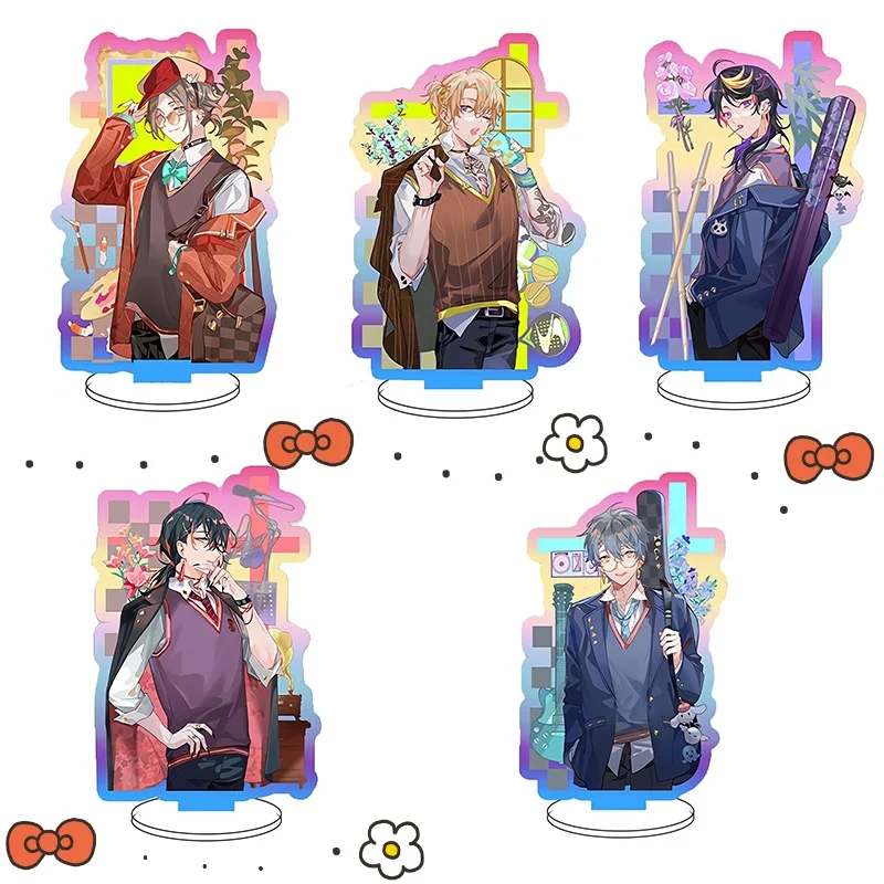 Фанаты аниме Nijisanji Rainbow Society Vtuber фигурки Ren Zotto Aster Arcadia косплей акриловая подставка