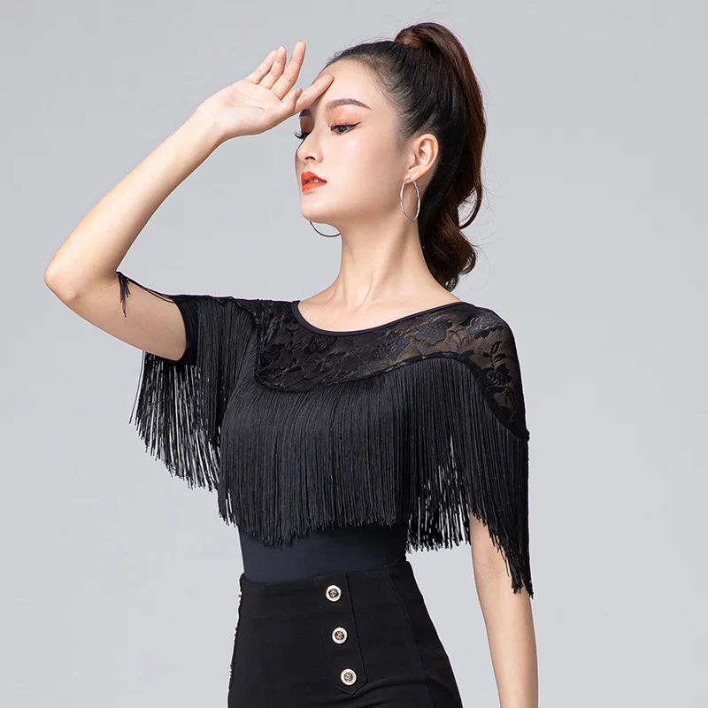 

Modern Latin Dance Clothing Dance Clothes Body Training Female Teacher Training Catwalk Etiquette Modern Dance One-piece Top