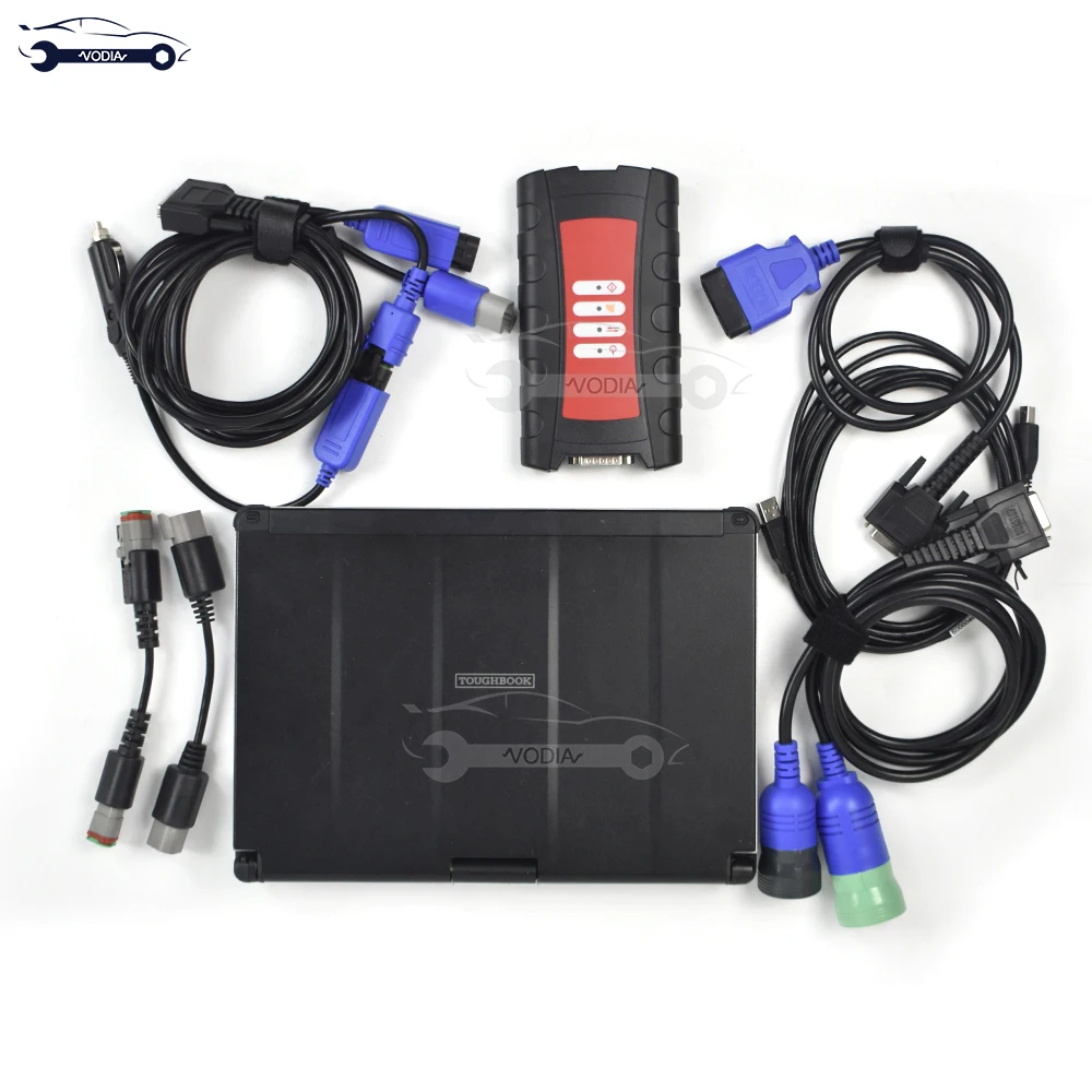 

T420 laptop + inline7 data link adapter with inline 7 Diesel engine diagnostic tool Better than inline 5 inline 6