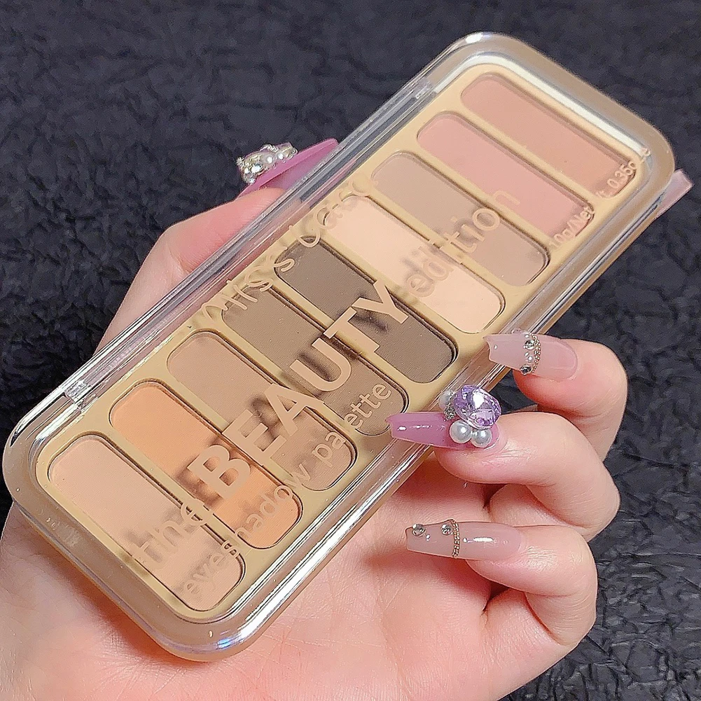 

Colorful Pearlescent Matte Eyeshadow Smudge-proof Eyeshadow For Outdoor Travel