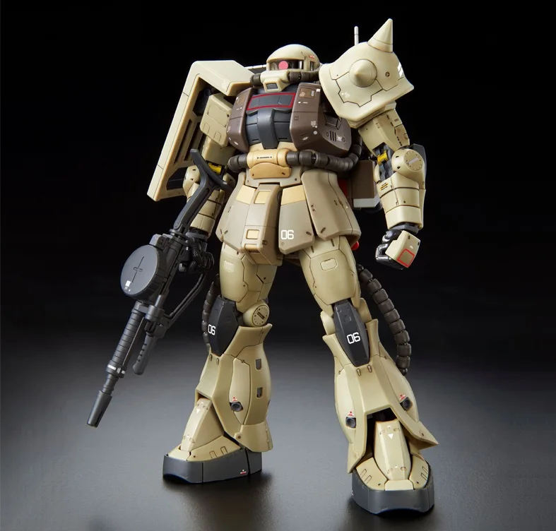 

Original Bandai Gundam Model PB RG 1/144 MS-06F ZAKU MINELAYER MSD Unchained Mobile Suit Kids Toys