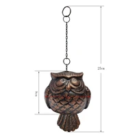 hot selling newest iwate south cast iron wind owls retro japanese style temple decorations bell birthday present room decor