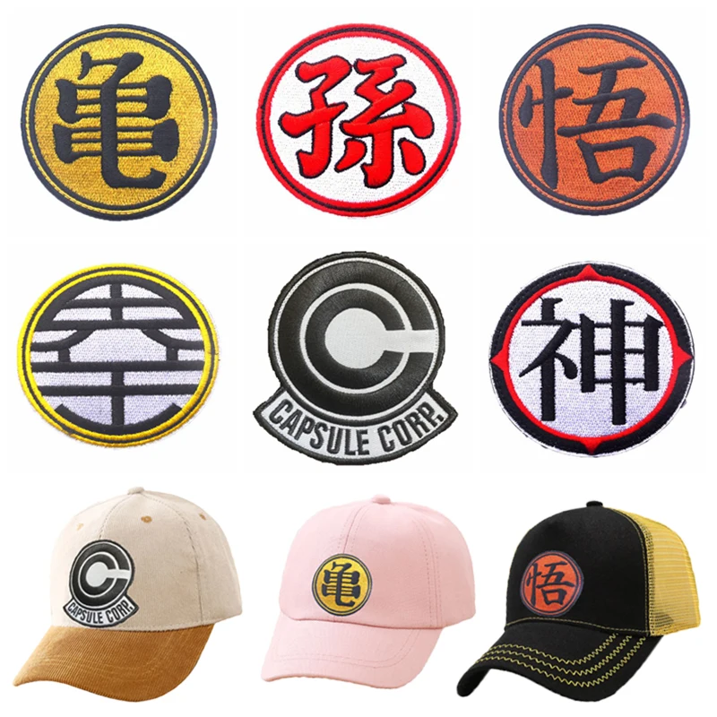 

Anime Patches Hook and Loop Embroidery Clothing Patches Cartoon Badges Clothing Accessories Decorative Stickers logo patch