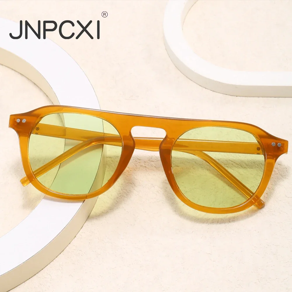 JNPCXI модные овальные солнцезащитные очки для мужчин и женщин винтажные брендовые